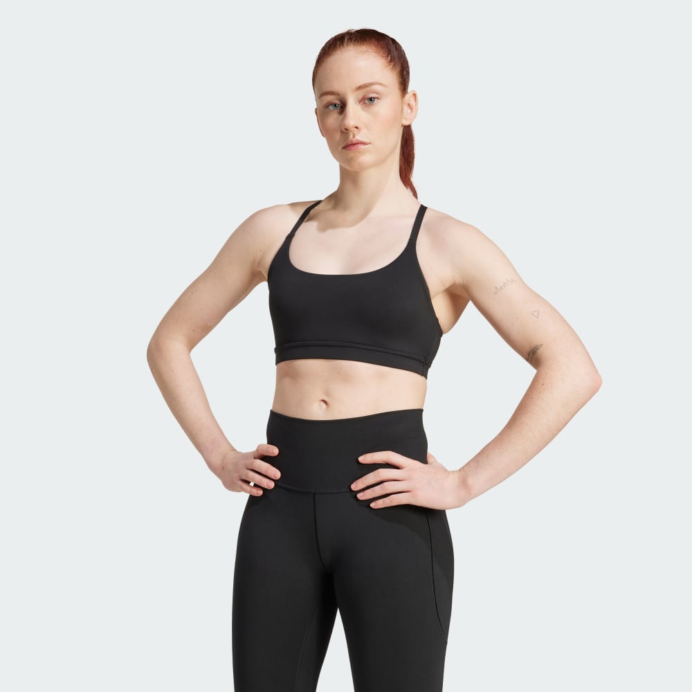 

Спортивный бюстгальтер Adidas All Me Light Support Bra, черный
