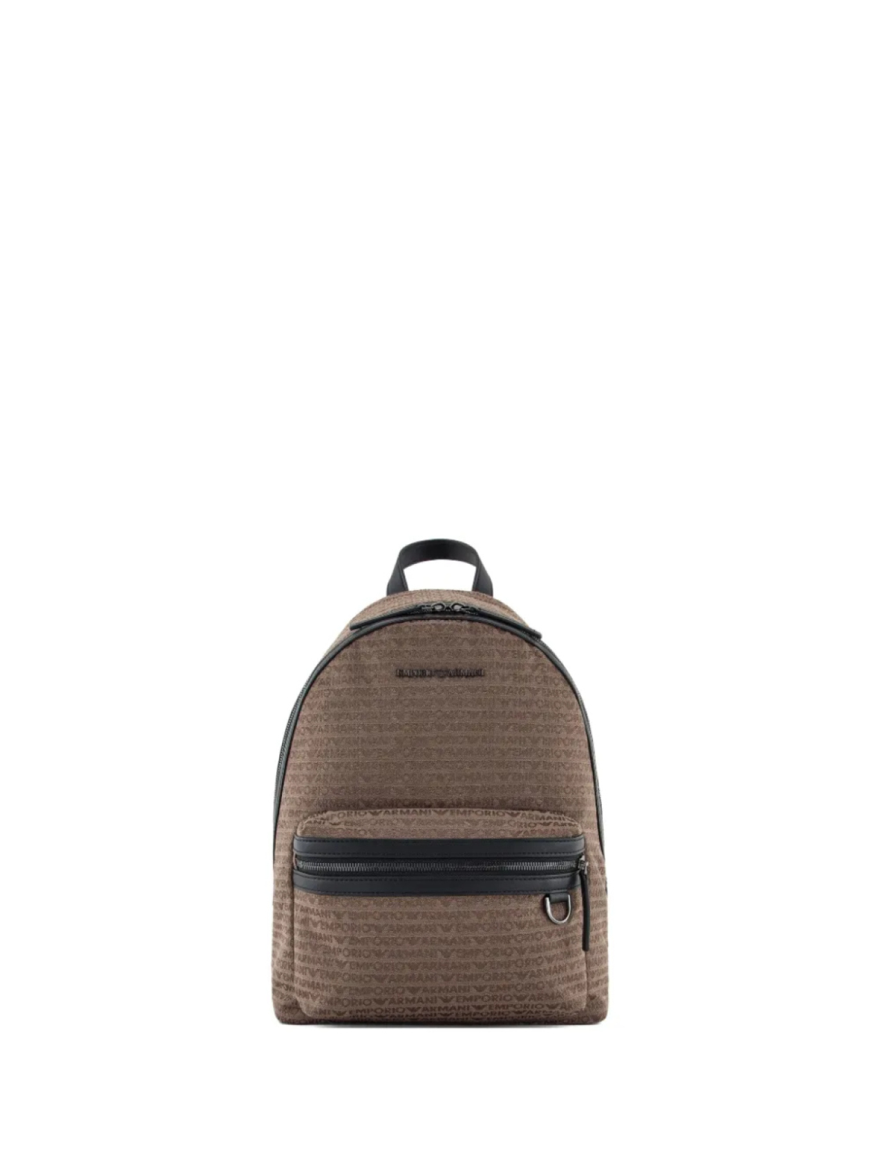 

Жаккардовый рюкзак Zaino Emporio Armani, коричневый