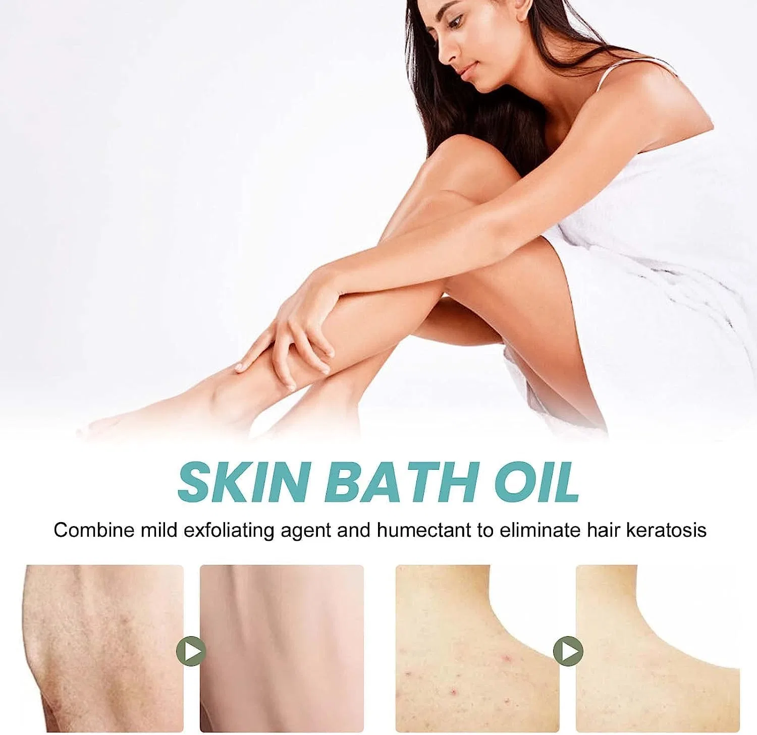 Мерцающее масло для ванны Skin Soft Original с маслом жожоба Petsburg, 3 Pieces. — фото 2