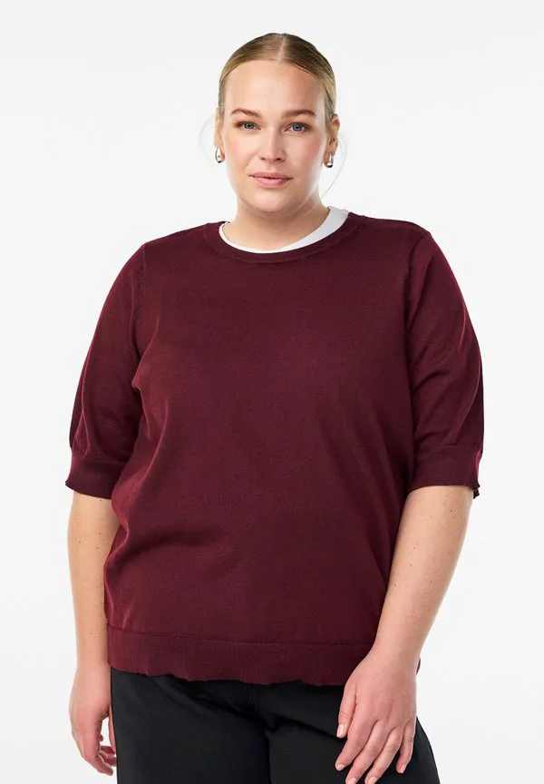 

Базовая футболка flash fein mit kurzen ärmeln Zizzi, Winetasting, Серый, Базовая футболка flash fein mit kurzen ärmeln Zizzi, Winetasting