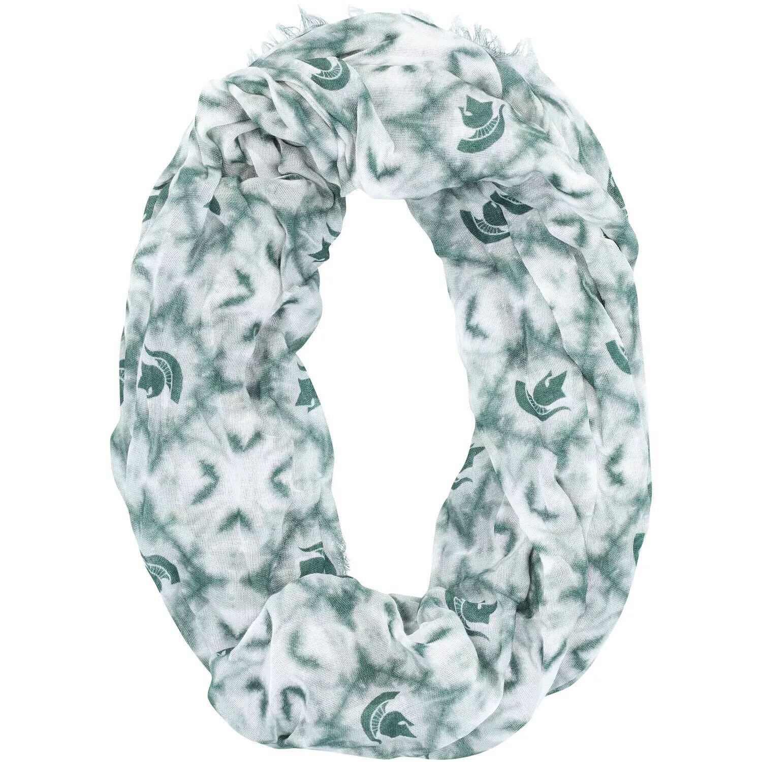 

Женский шарф ZooZatz Michigan State Spartans Tie-Dye Infinity