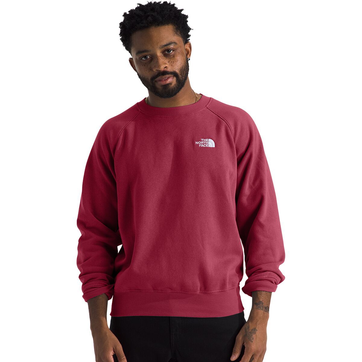 

Эволюция свитшот с круглым вырезом The North Face, цвет beetroot