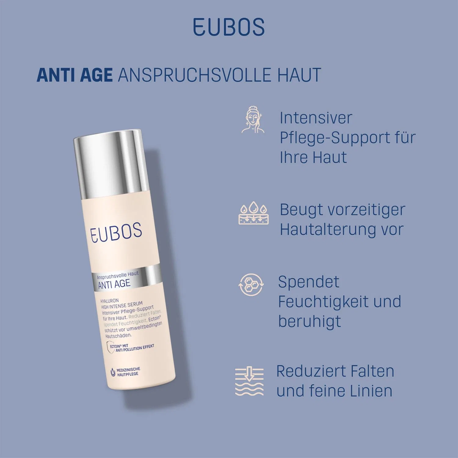 Сыворотка Eubos — Hyaluron Anti Age High Intense Serum, 30 мл — фото 3