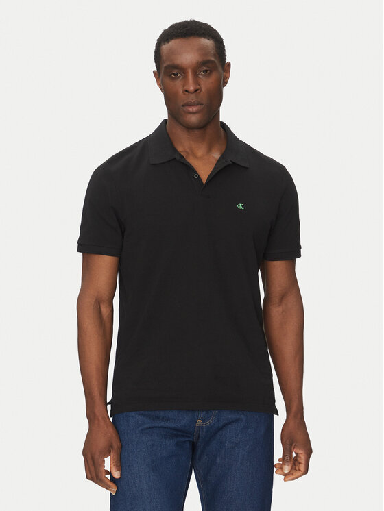 

Рубашка поло стандартный крой LV040EM269 Calvin Klein Jeans, черный