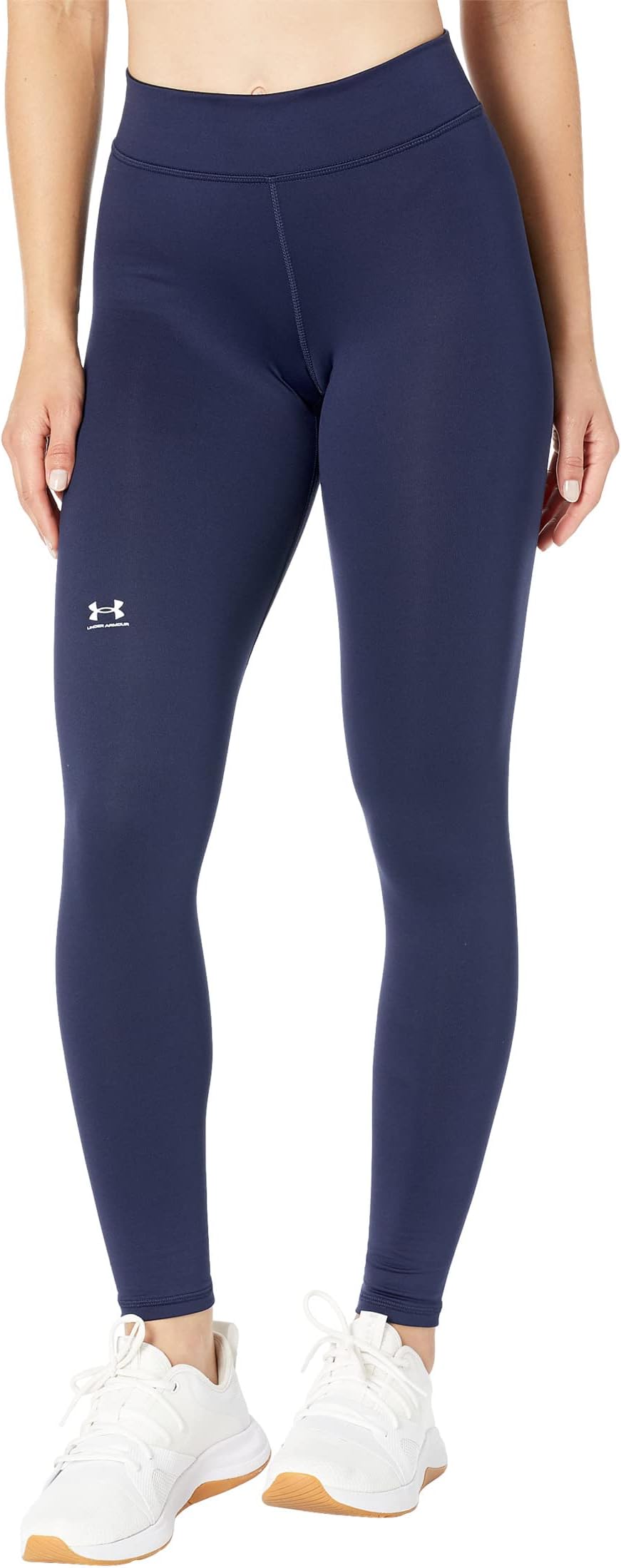 

Брюки Under Armour Authentics Leggings, цвет Midnight Navy/White