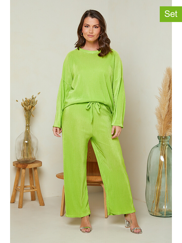 

Блуза Curvy Lady 2tlg. Outfit, зеленый