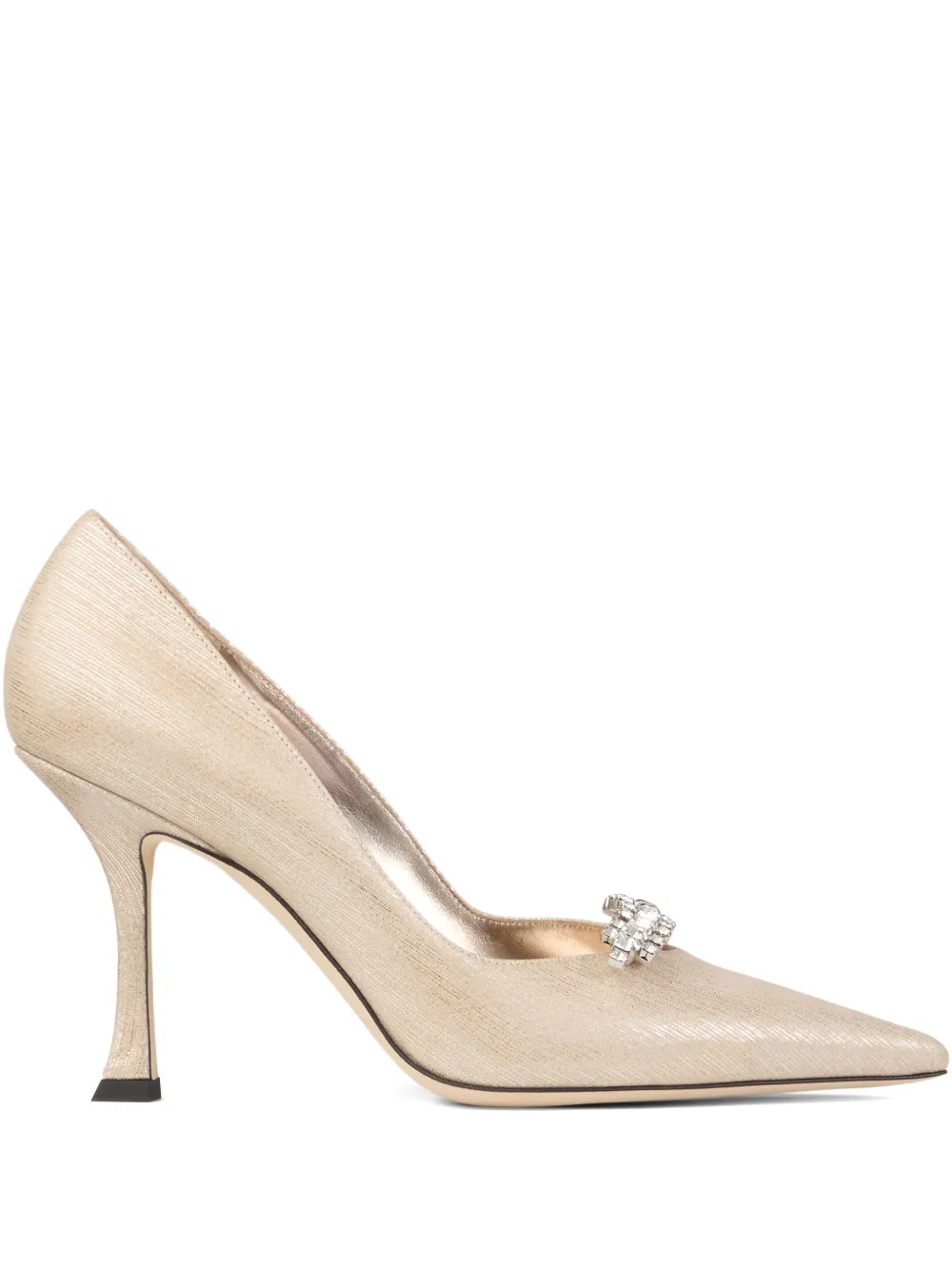 Туфли Belinda 90 с кристаллами JIMMY CHOO, золотой