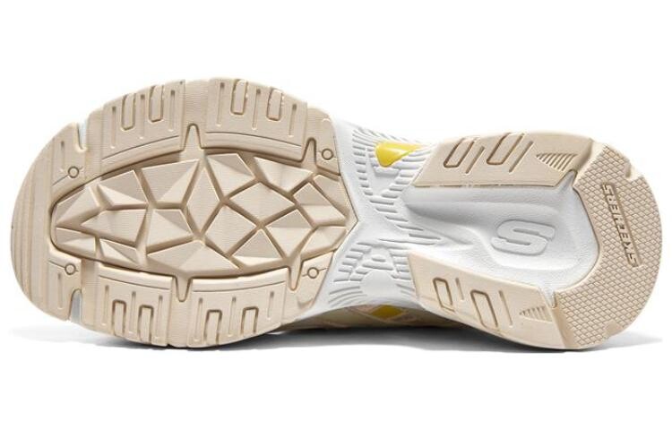 Пляжные сандалии женские белые/желтые Skechers — фото 4