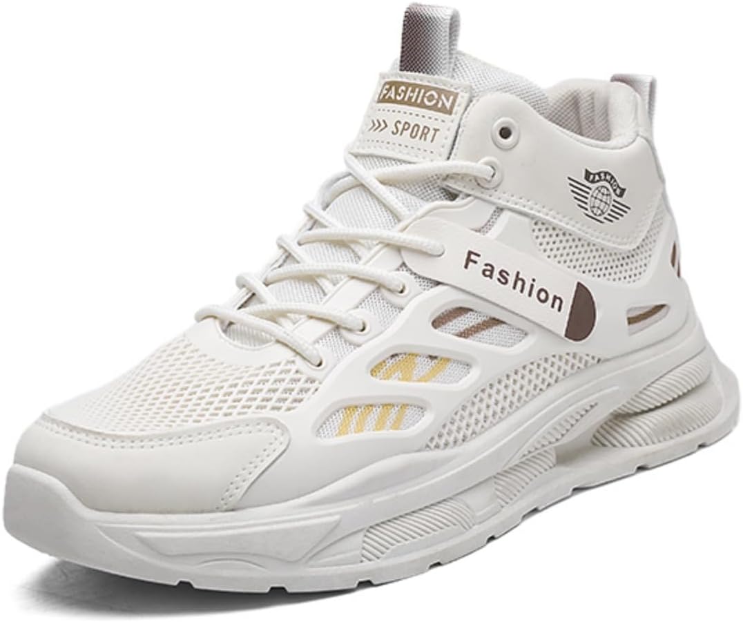 

Мужские высокие модные спортивные кроссовки Aokisx, дышащие повседневные спортивные обувь- стильно подходят для прогулок по городу, повседневной носки и отдыха, бежевый