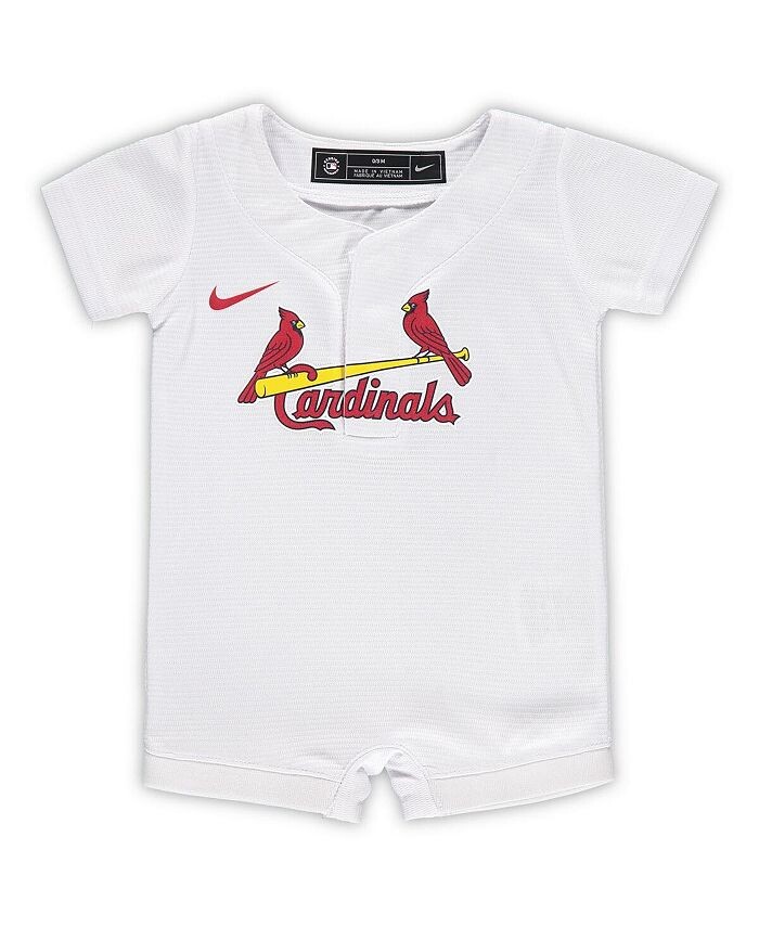 

Белый комбинезон из джерси St. Louis Cardinals для новорожденных Nike, белый