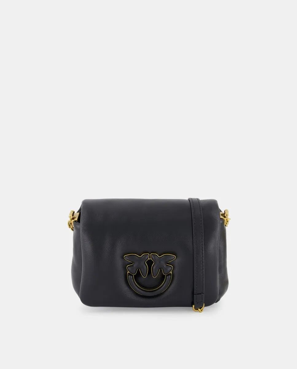 

Пуховая детская сумка через плечо Love Click Pinko, цвет Negro