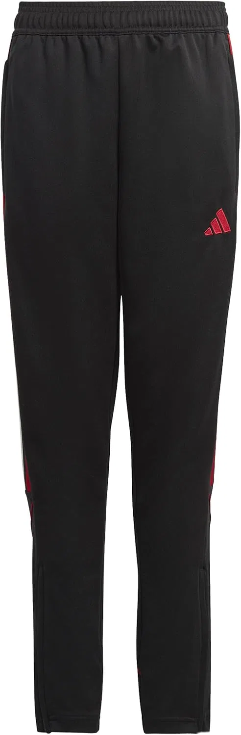Детские брюки Adidas Tiro Unisex-Child, размер XS, Black/Team Power Red