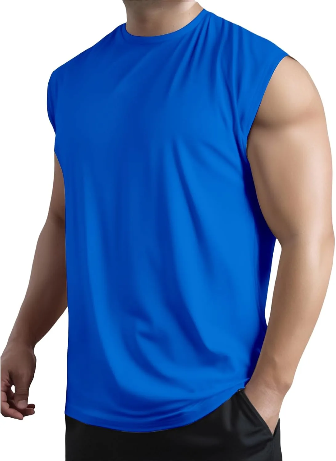 

Мужской майка для тренировок Sleeveless Quick Dry Moisture Wicking Thatrich