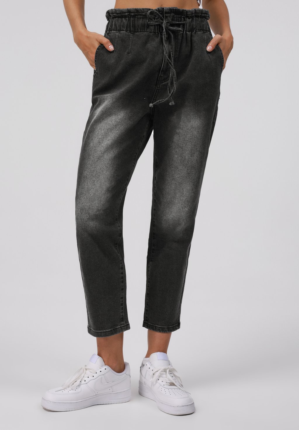 

Джинсы мом Even&Odd Tall, цвет Washed Black