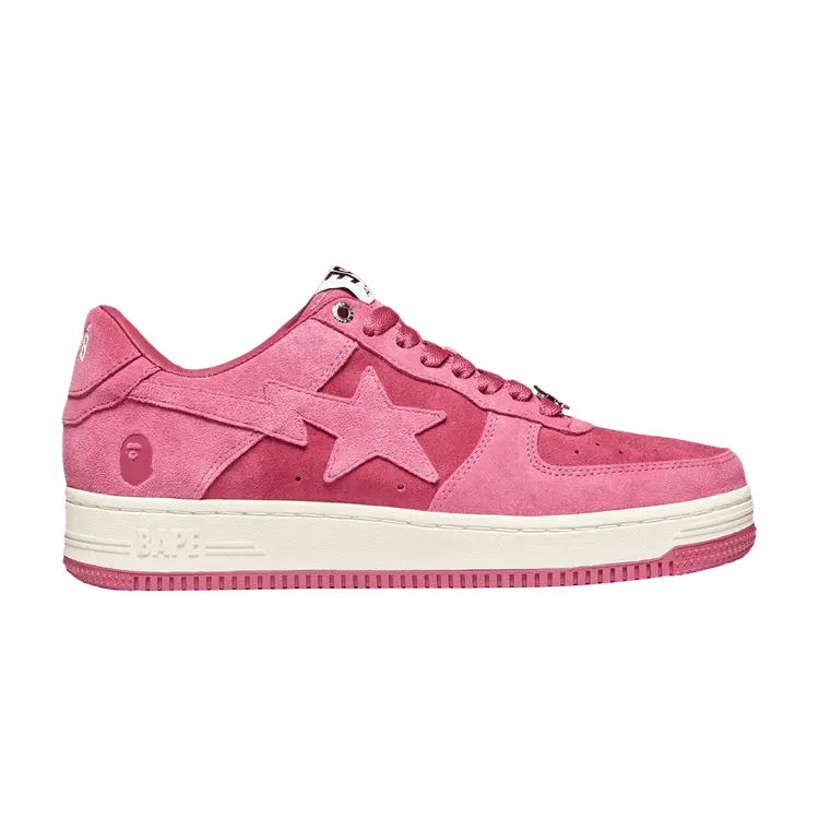 Кроссовки BAPE Wmns Bapesta Low M1 'Pink', розовый