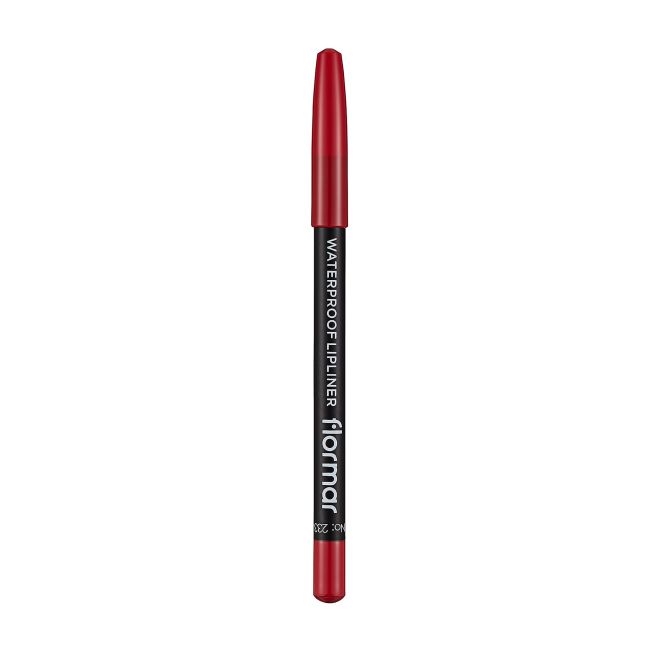 

Водостойкий карандаш для губ Flormar, цвет 233 dramatic red, 1,14 гр
