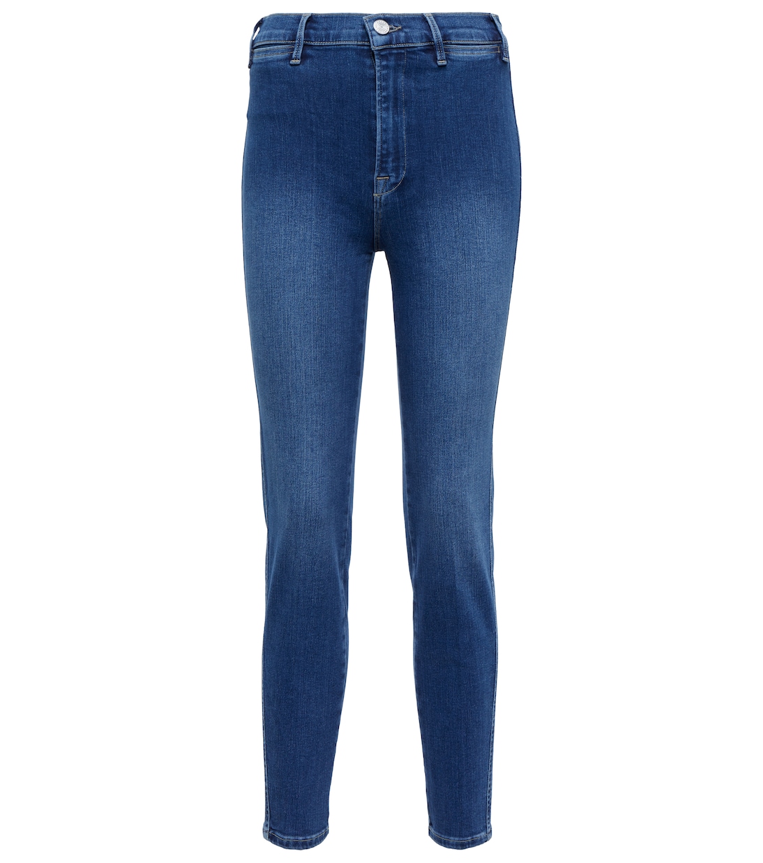 

Джинсы Le Sylvie Crop с высокой посадкой Frame, Decades Blue