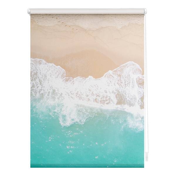 

Рулонные шторы Lichtblick The Beach, 90x150x6 см цвет türkis/beige