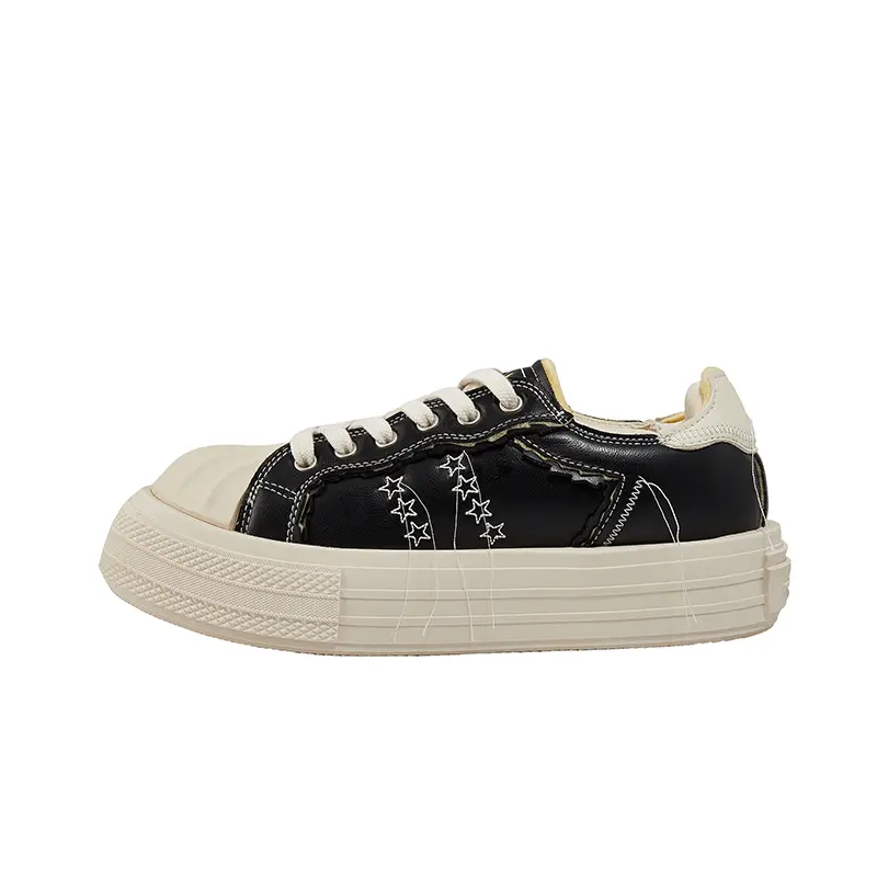 

Кроссовки FORESHADOW Skateboarding Shoes Unisex Low-top Black, черный