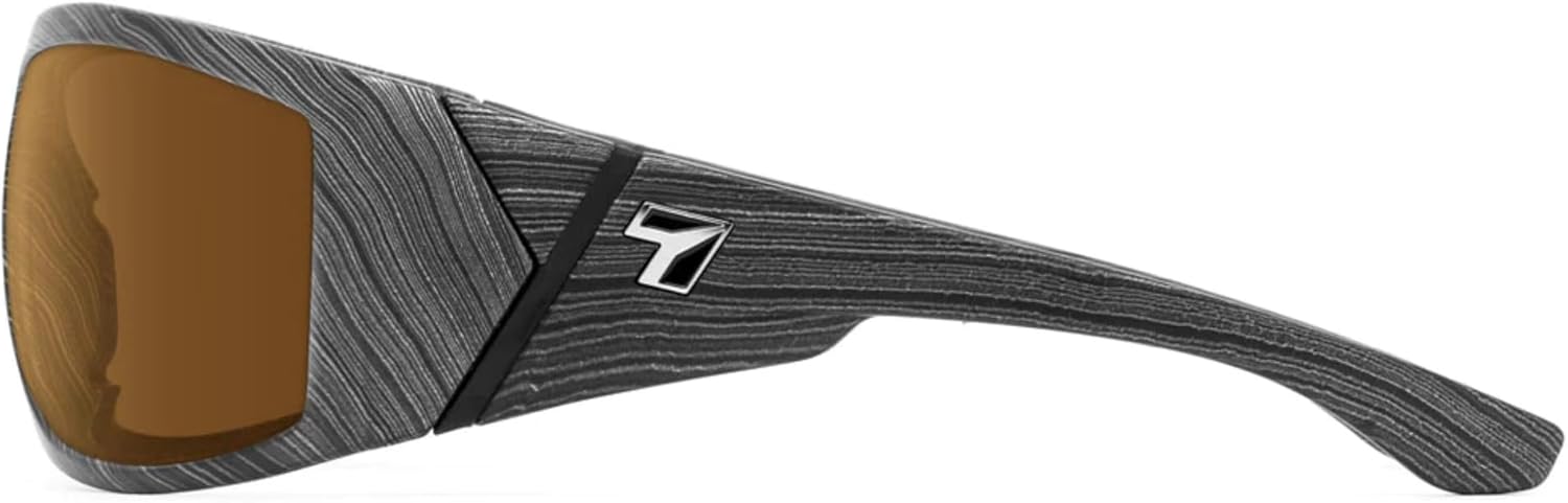 

7-линзовые модные солнцезащитные очки Jordan Full Wrap унисекс, идеально подходят для отдыха на природе, 100% защита от UVA и UVB лучей 7 EYE, Anthracite Frame/Sharpview Copper Lenses