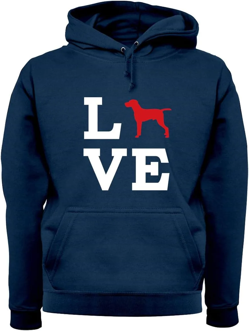 

Толстовка Love Vizsla Dog Silhouette Dressdown