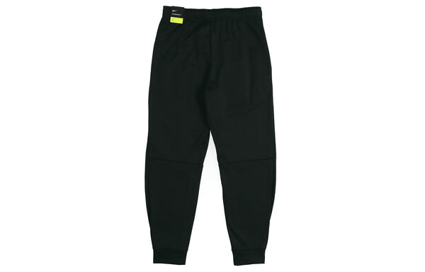 Спортивные штаны Nike Therma Tapered Swoosh Fleece Lined Sports Training Long Pants Black, черный — фото 2