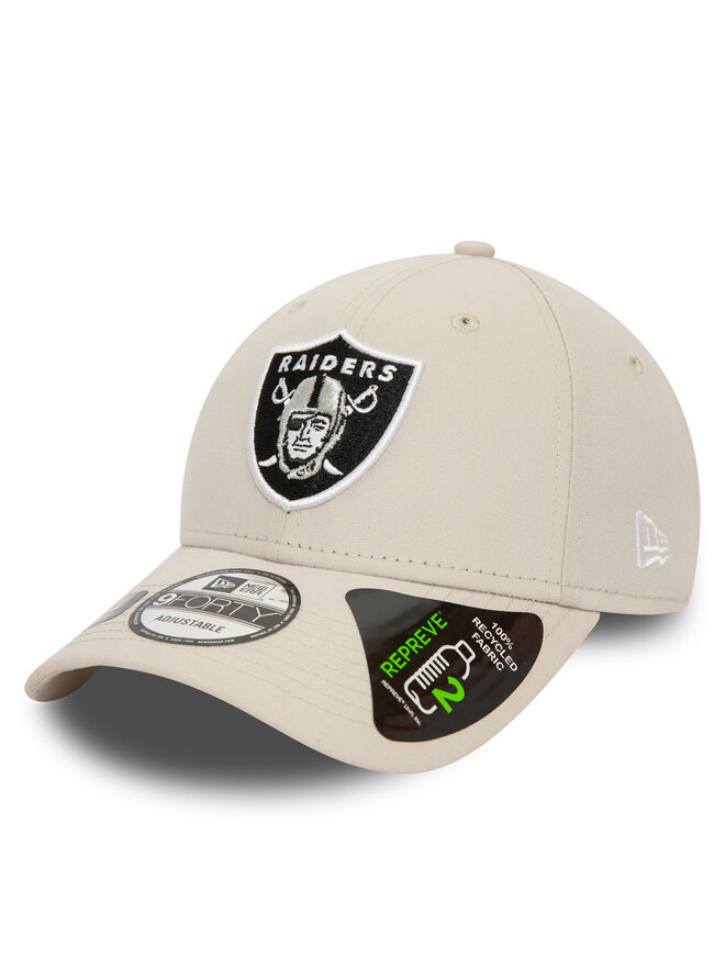 

Бейсболка New Era Repreve 940 Raiders 60435235, экрю