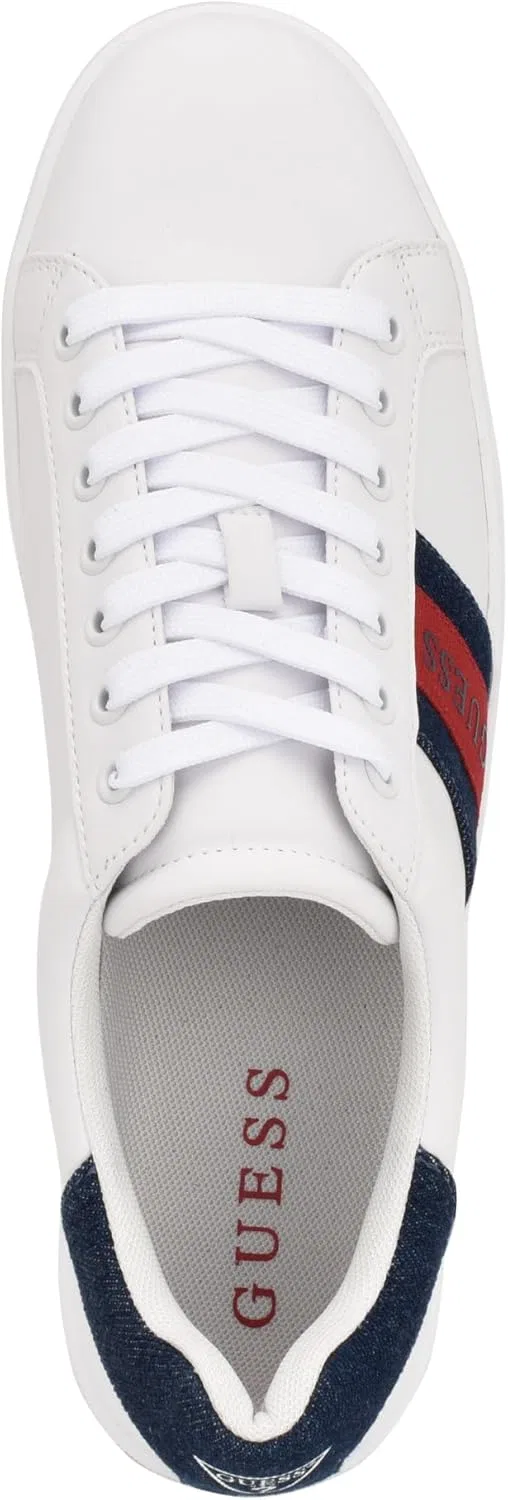 Кроссовки GUESS Herren Letoro, White Denim Red 140 — фото 2