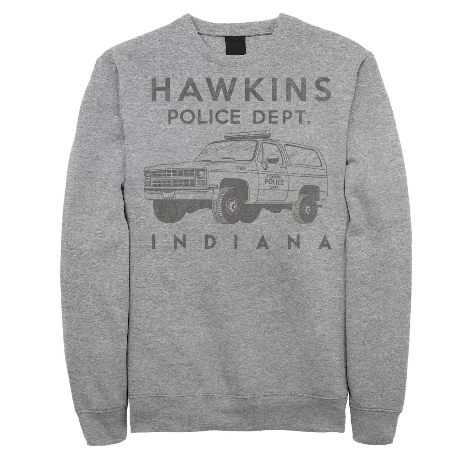 

Мужская толстовка «Очень странные дела» Hawkins Police Dept. Indiana Licensed Character