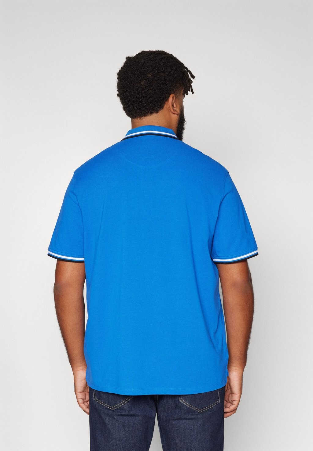 

Поло JJEPAULOS Jack & Jones, синий
