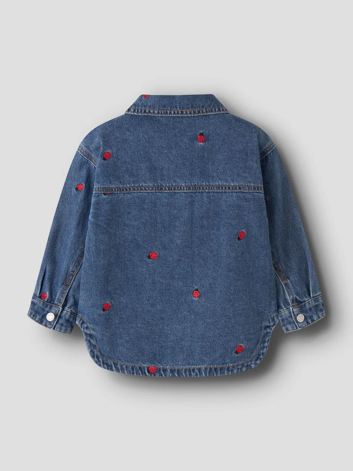 Джинсовая куртка, деним, Name it, medium blue denim — фото 2
