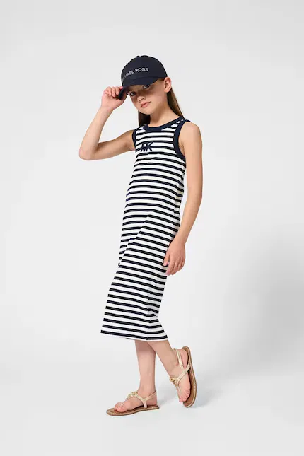 Платье из хлопка Michael Kors, синий
