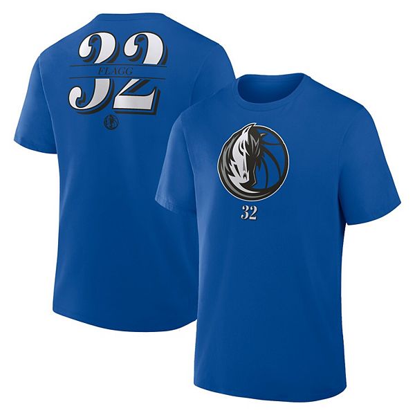 

Мужская футболка Dallas Mavericks In The Paint с именем и номером Cooper Flagg синего цвета Fanatics