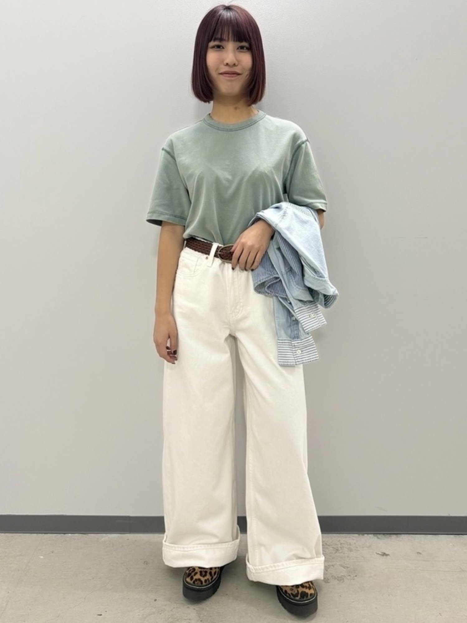 (U) Плотная укороченная футболка GAP, GASOLINE_GREEN