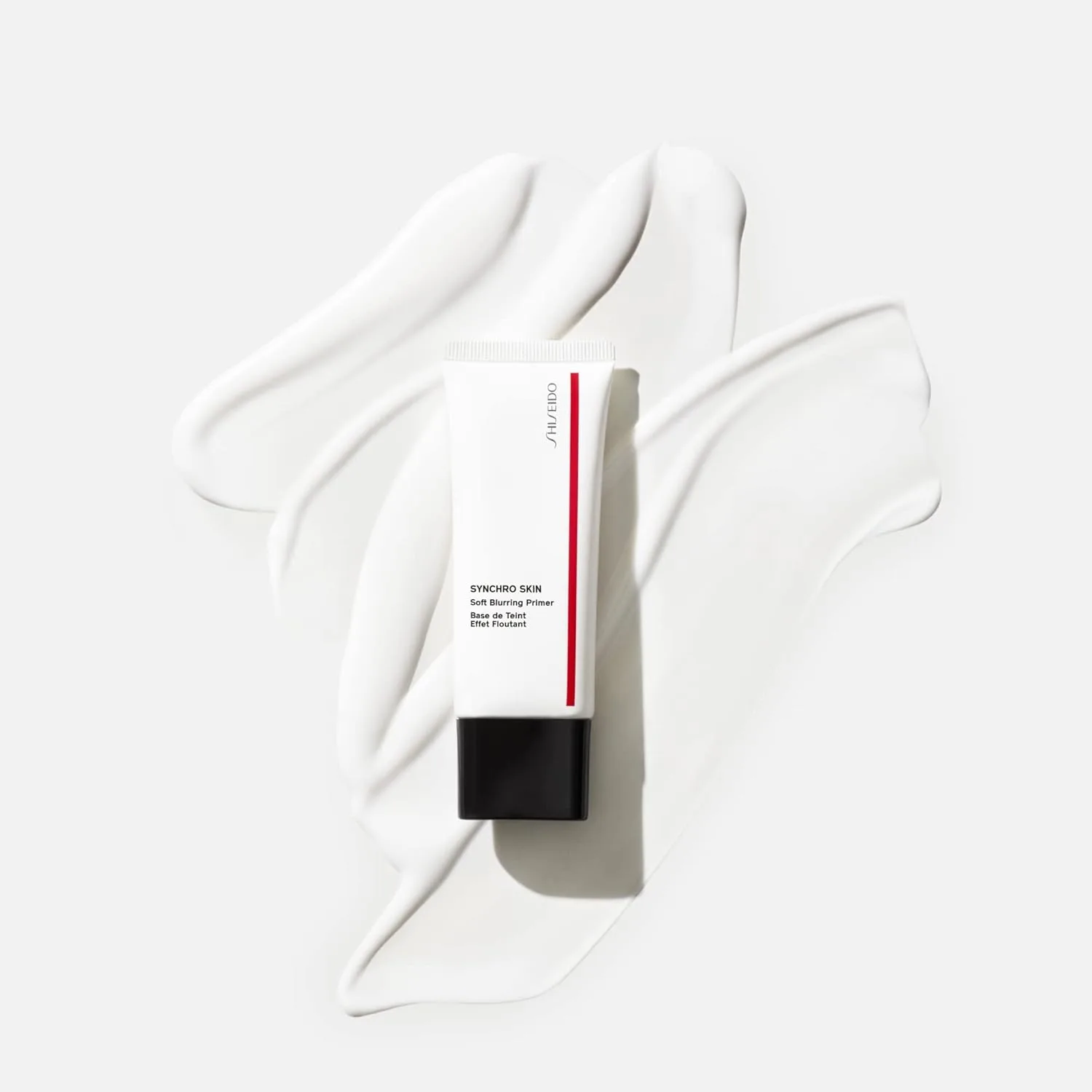 Праймер Shiseido Synchro Skin Soft Blurring Primer - скрывает видимые поры, контролирует жирность кожи и мгновенно маскирует недостатки - увлажнение на 8 часов - на водной основе, некомедогенный. — фото 3