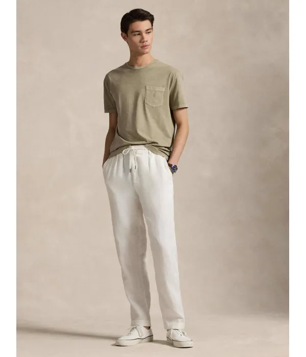 Футболка Slim fit Polo Ralph Lauren, зеленый — фото 3