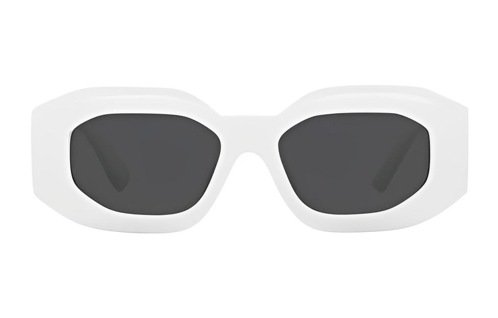 

Солнечные очки Medusa с детализацией в виде бляшки VERSACE, белый