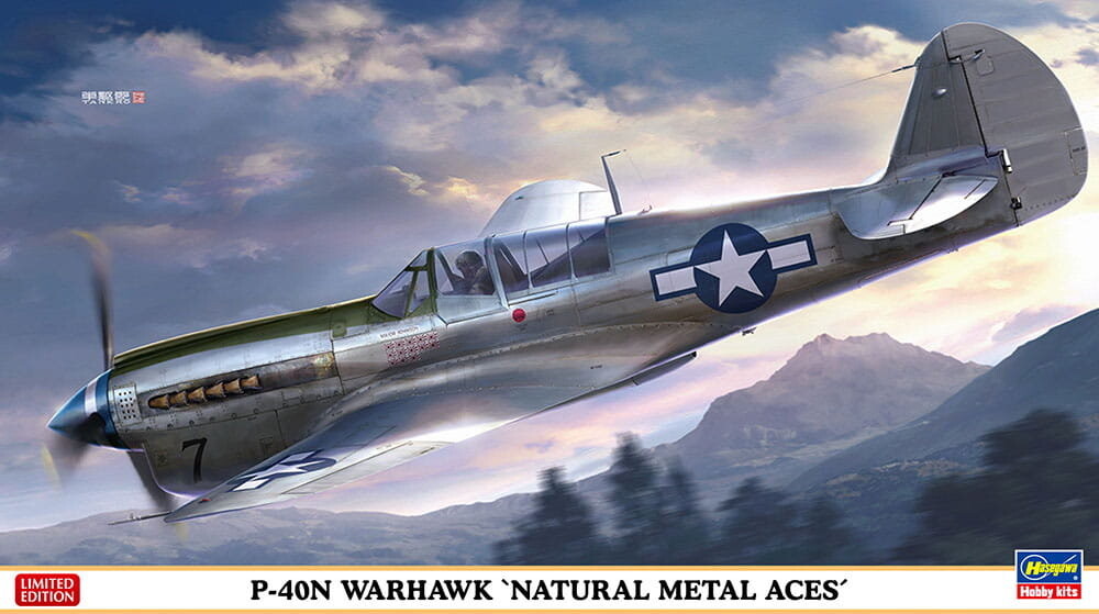 

P-40N Warhawk (Natural Metal Aces) 1:48 Хасегава 07516 HASEGAWA