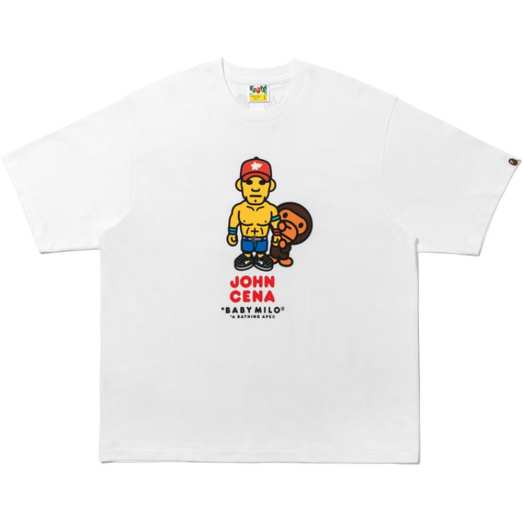 

Футболка WWE X TOPPS FW25, мужская A Bathing Ape, белый