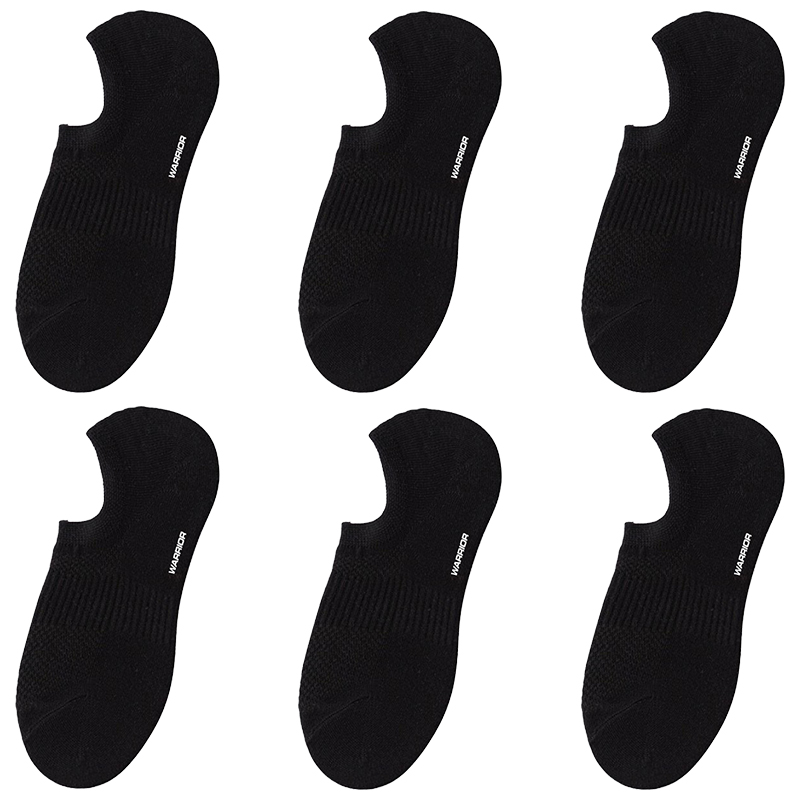 

Набор унисекс носков WARRIOR, 6 pack (черный)