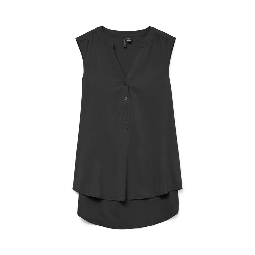 

Футболка Vero Moda Bella sleeveless V neck, черный