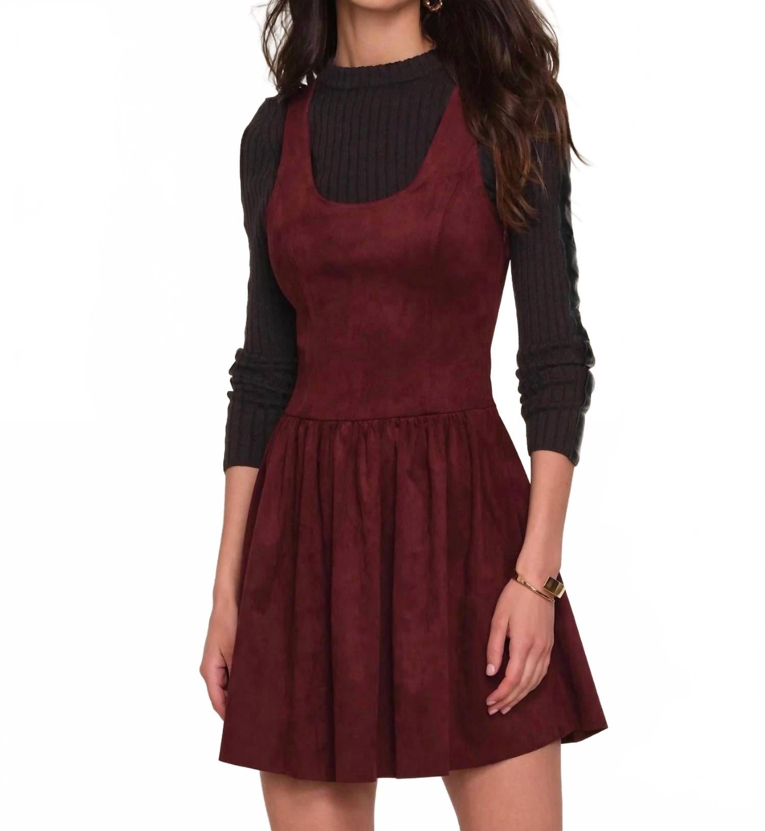 

Heartloom Мини-платье Морена красного цвета