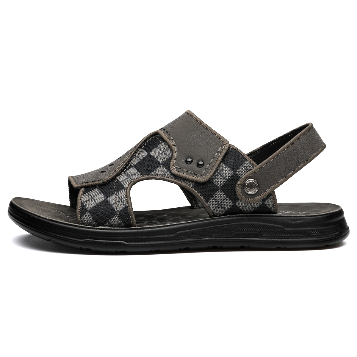 

Пляжные сандалии мужские серые бежево-черные коричневые FAPAI