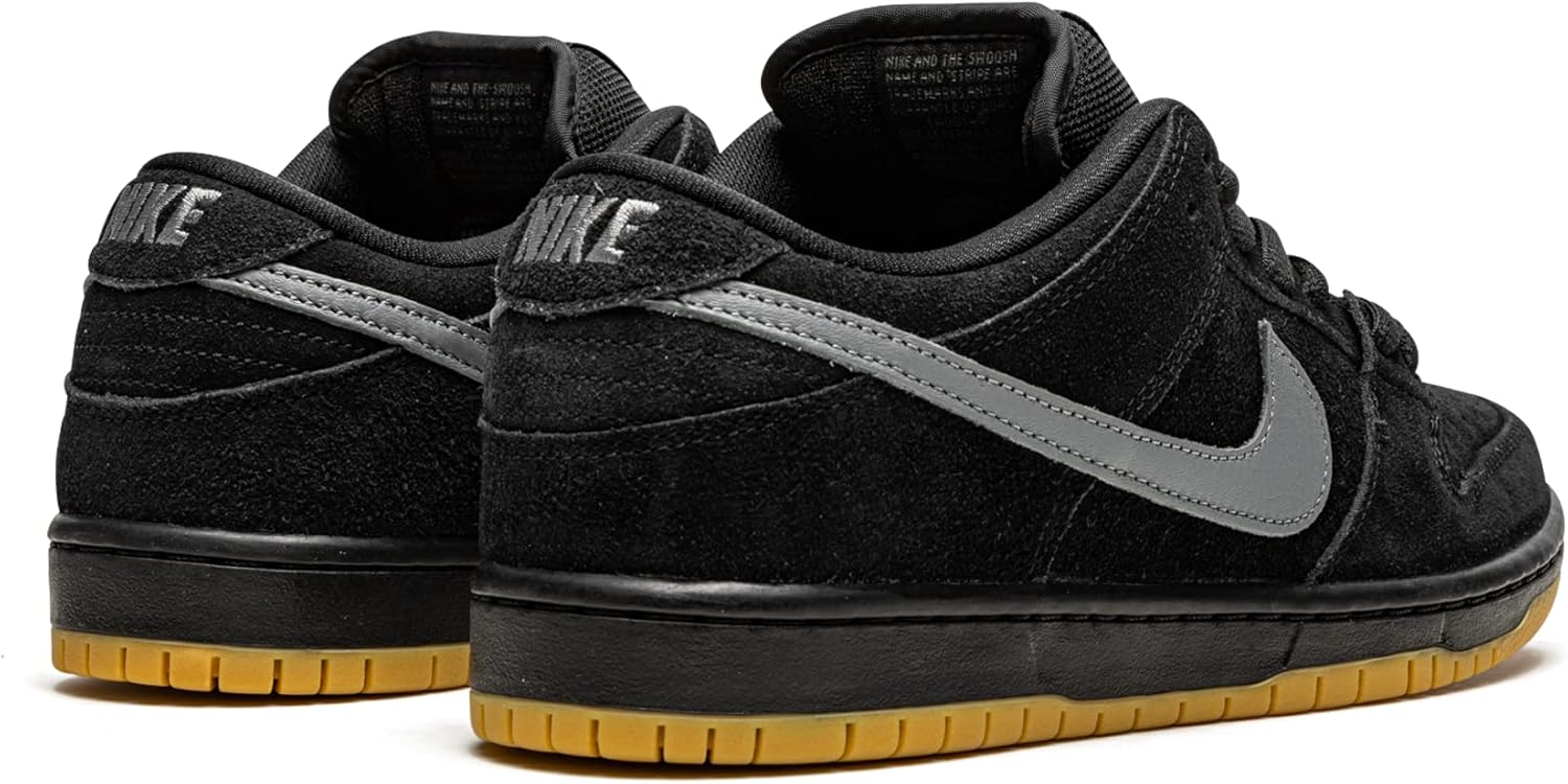 Мужские кроссовки для скейтборда Nike SB Dunk Low Pro, черный/серый — фото 3