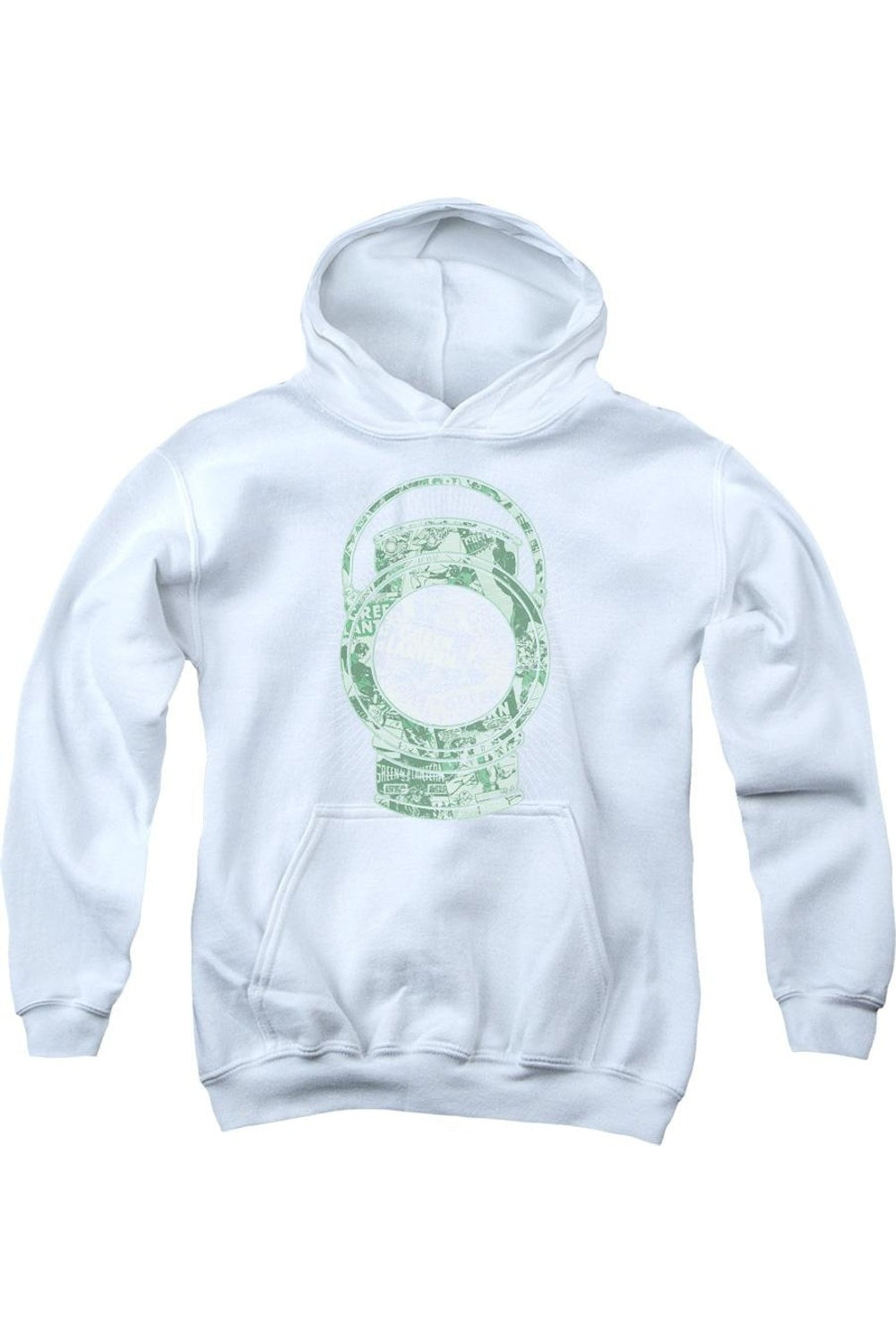 

Толстовка с капюшоном DC Comics Lantern Cover Youth Gildan, белый