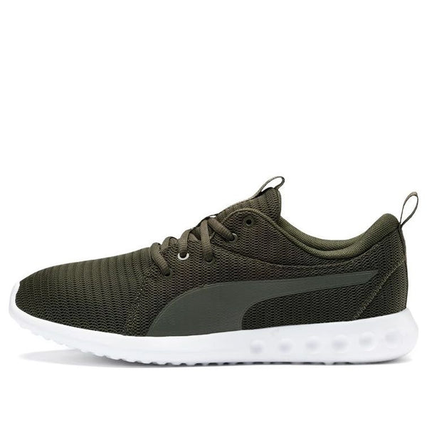 

Кроссовки carson 2 running shoes green/white Puma, зеленый
