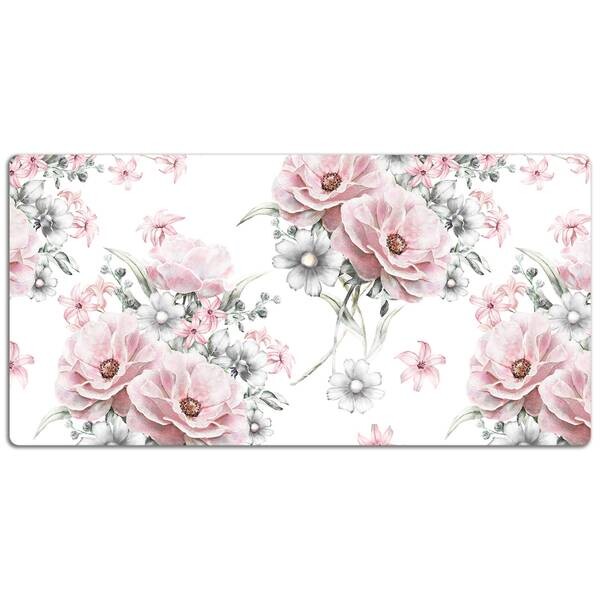 

Настольный коврик Tulup Blumen, 100x50x1 см, красный
