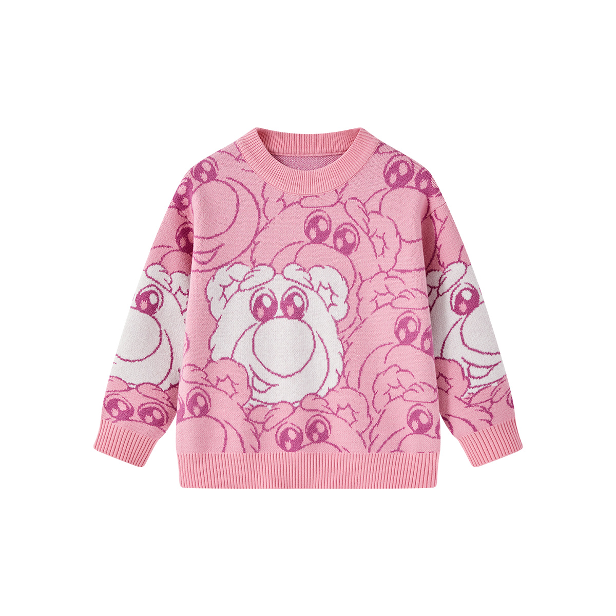 

Детский свитер с круглым вырезом, средней жесткости Disney, розовый