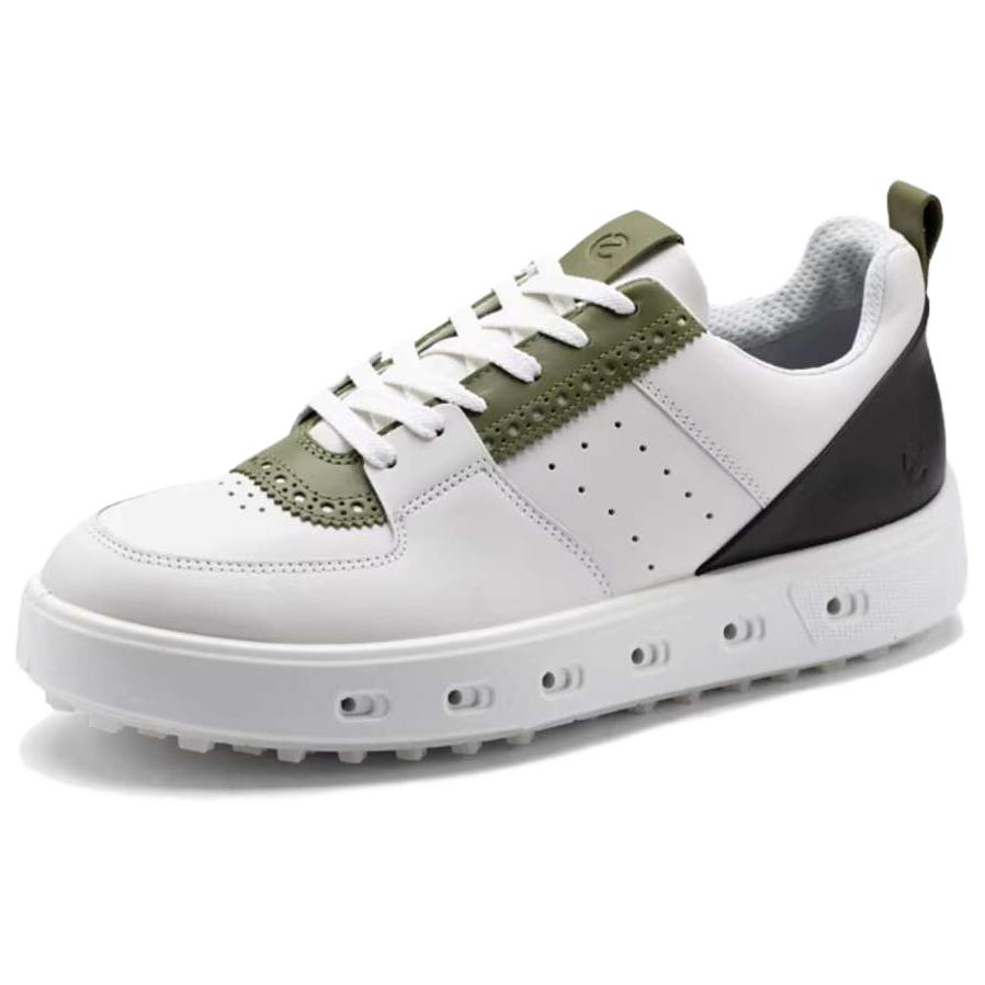 

Ecco Низкие износостойкие кроссовки для гольфа Street 720 Series, мужские, белые, зеленые