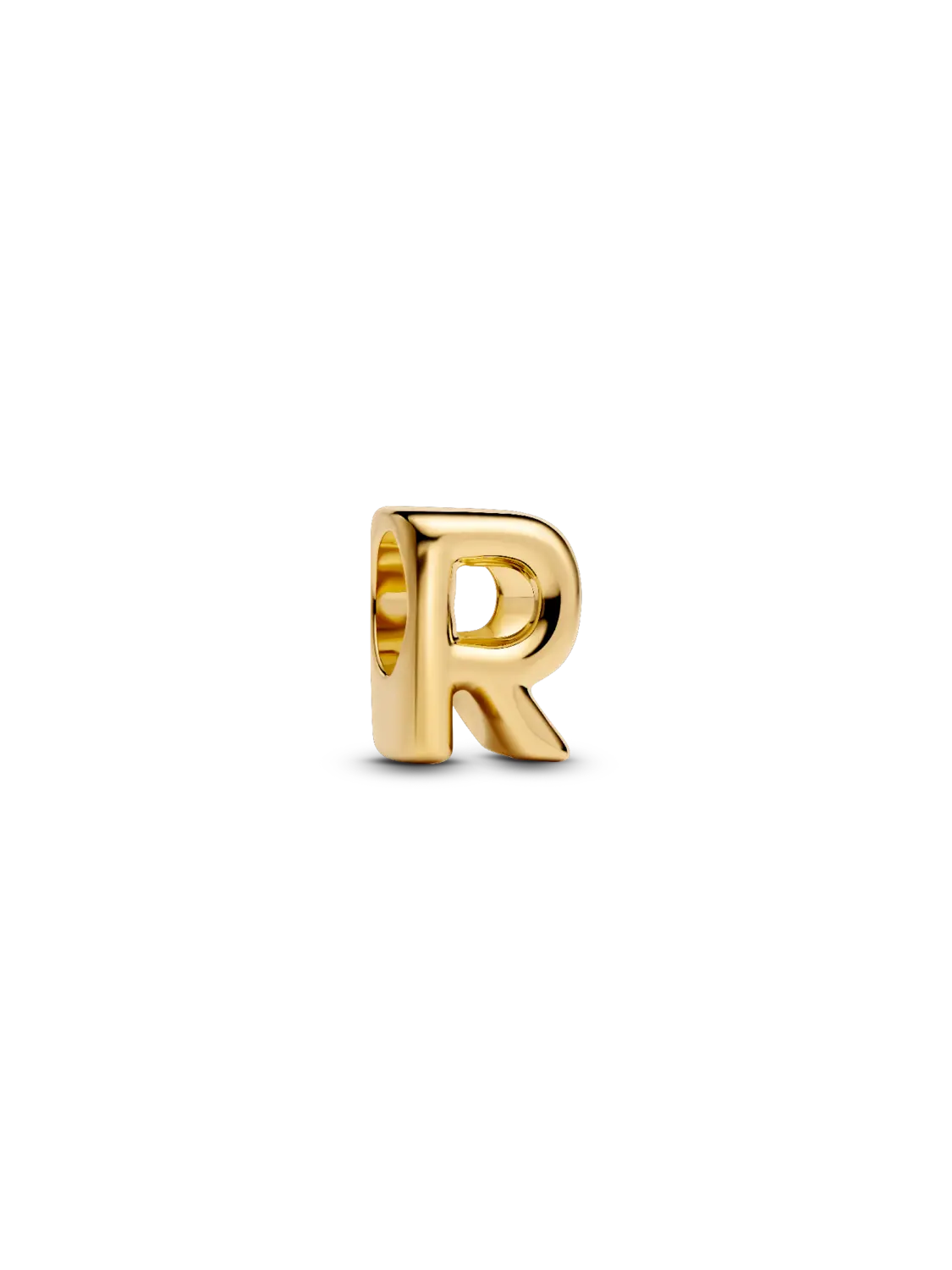 

Шарм Pandora Letter R Alphabet, 14-каратное золотое покрытие